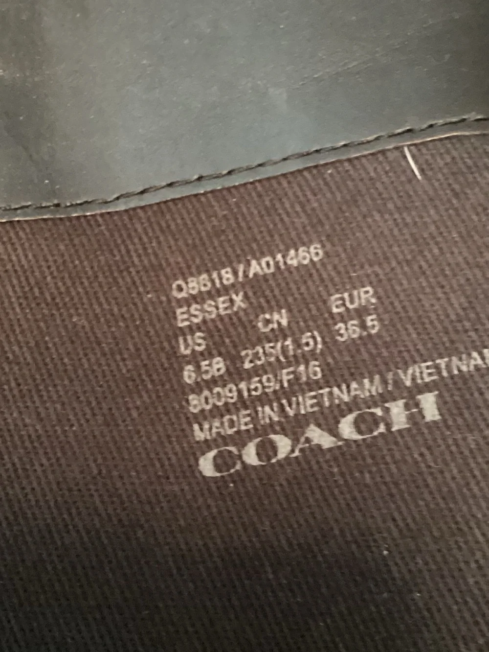 Coach Black Leather Riding Boots - Size 6.5